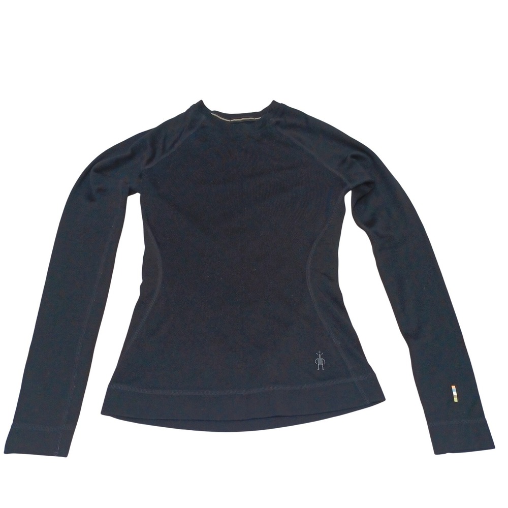 Smartwool Womens XS Black Merino 250 Crewneck Performance Base Layer Ski Hiking